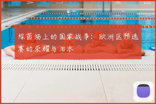 绿茵场上的国家战争：欧洲区预选赛的荣耀与泪水